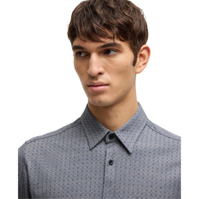 Men's C-Roan-Kent-C1-243 Plain Long-Sleeve Shirt