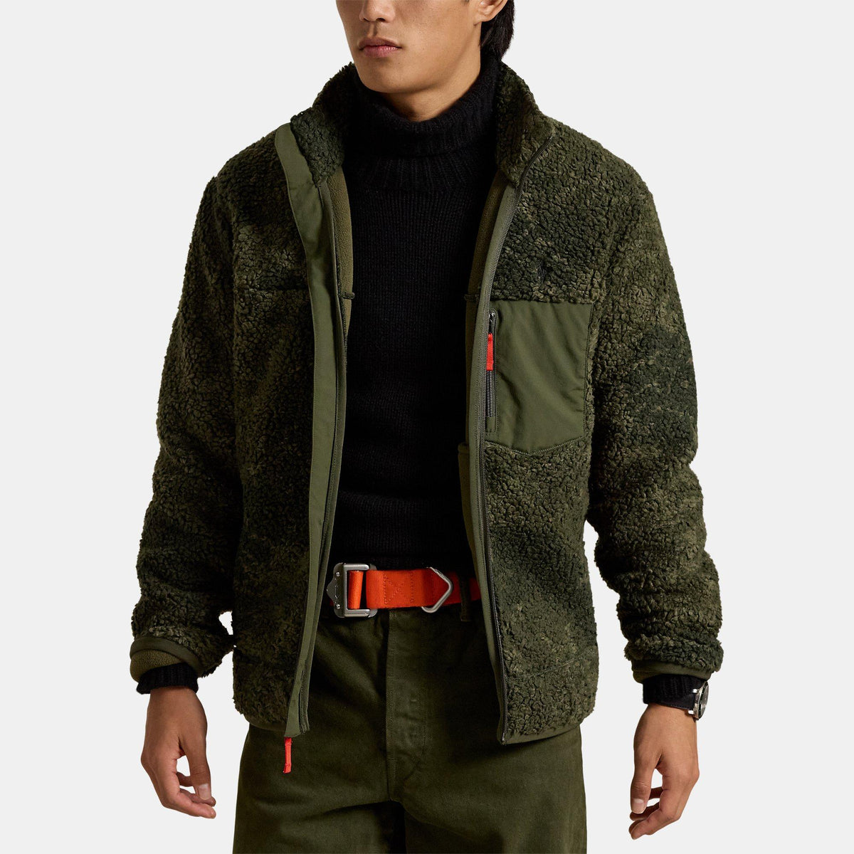 Camo Full Zip Fleece Jacket