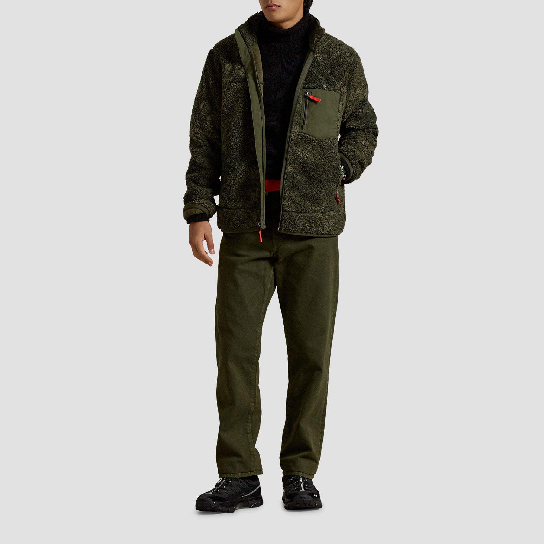 Camo Full Zip Fleece Jacket