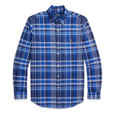 Custom Fit Plaid Oxford Shirt
