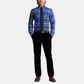 Custom Fit Plaid Oxford Shirt