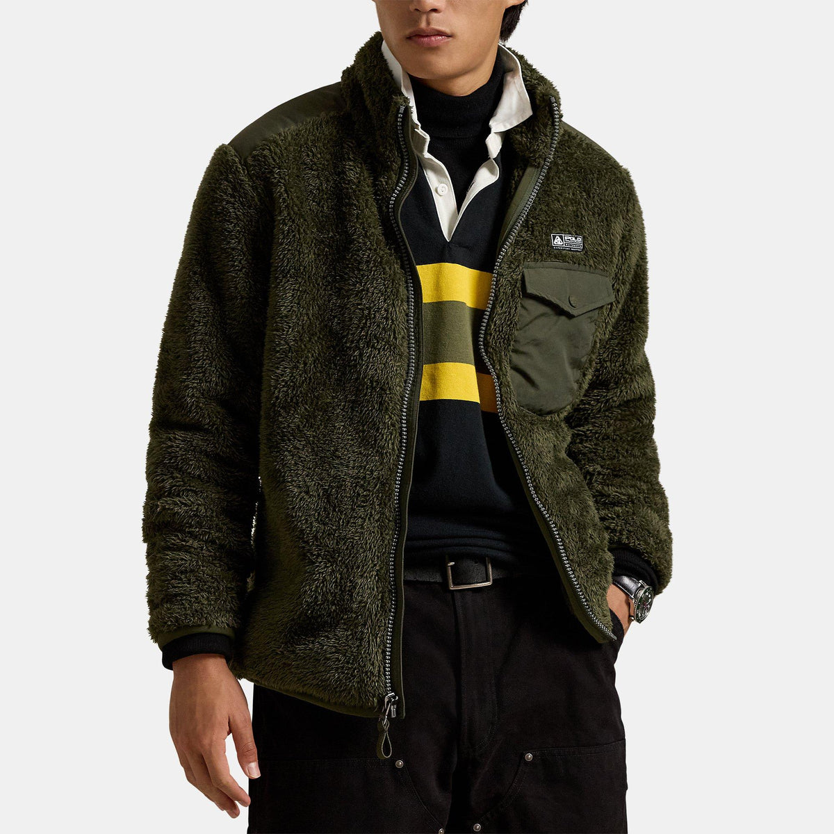 Pile Fleece Hybrid Jacket