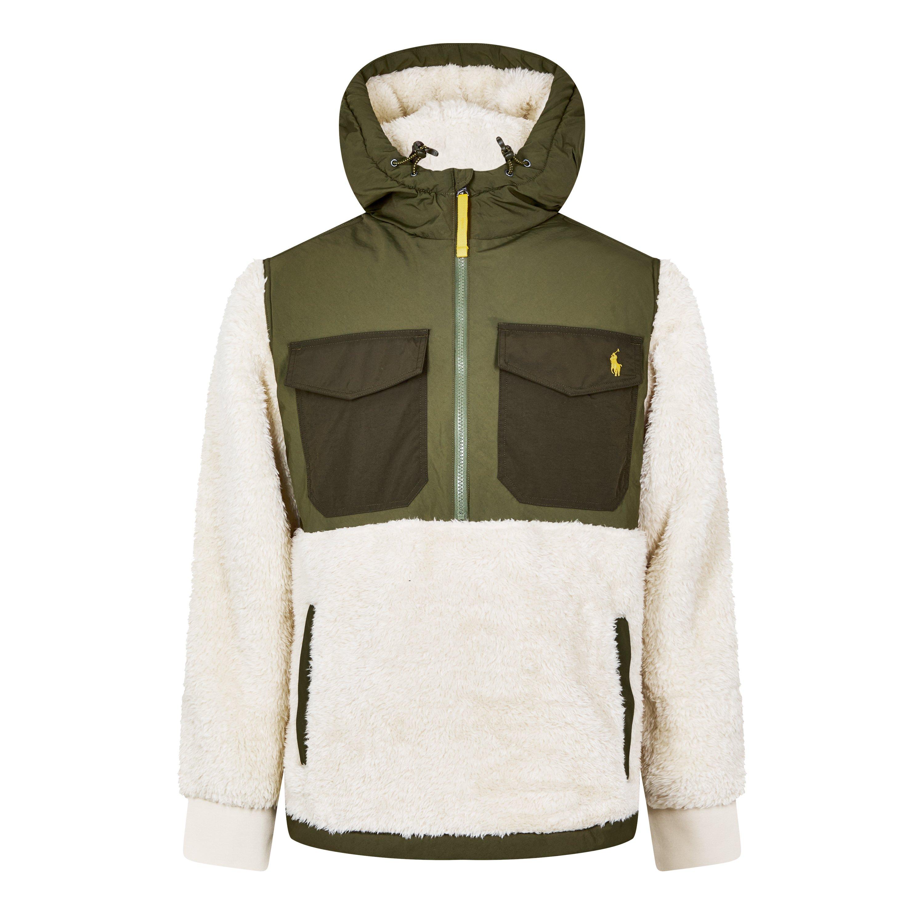 Pile Fleece Hybrid Hoodie