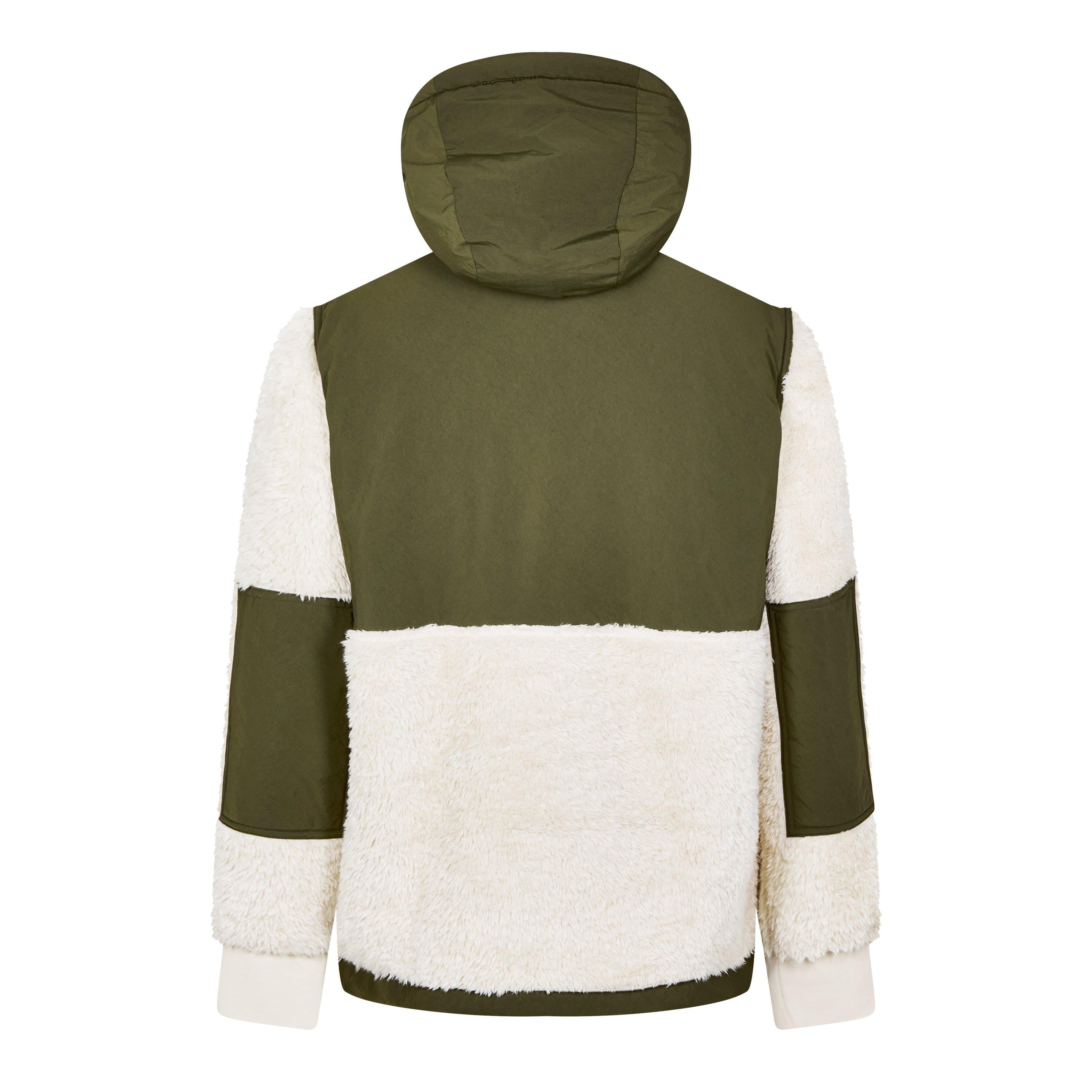 Pile Fleece Hybrid Hoodie