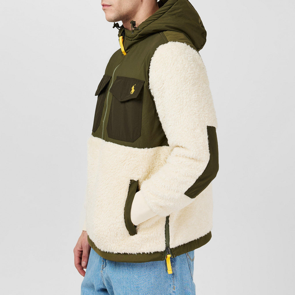 Pile Fleece Hybrid Hoodie