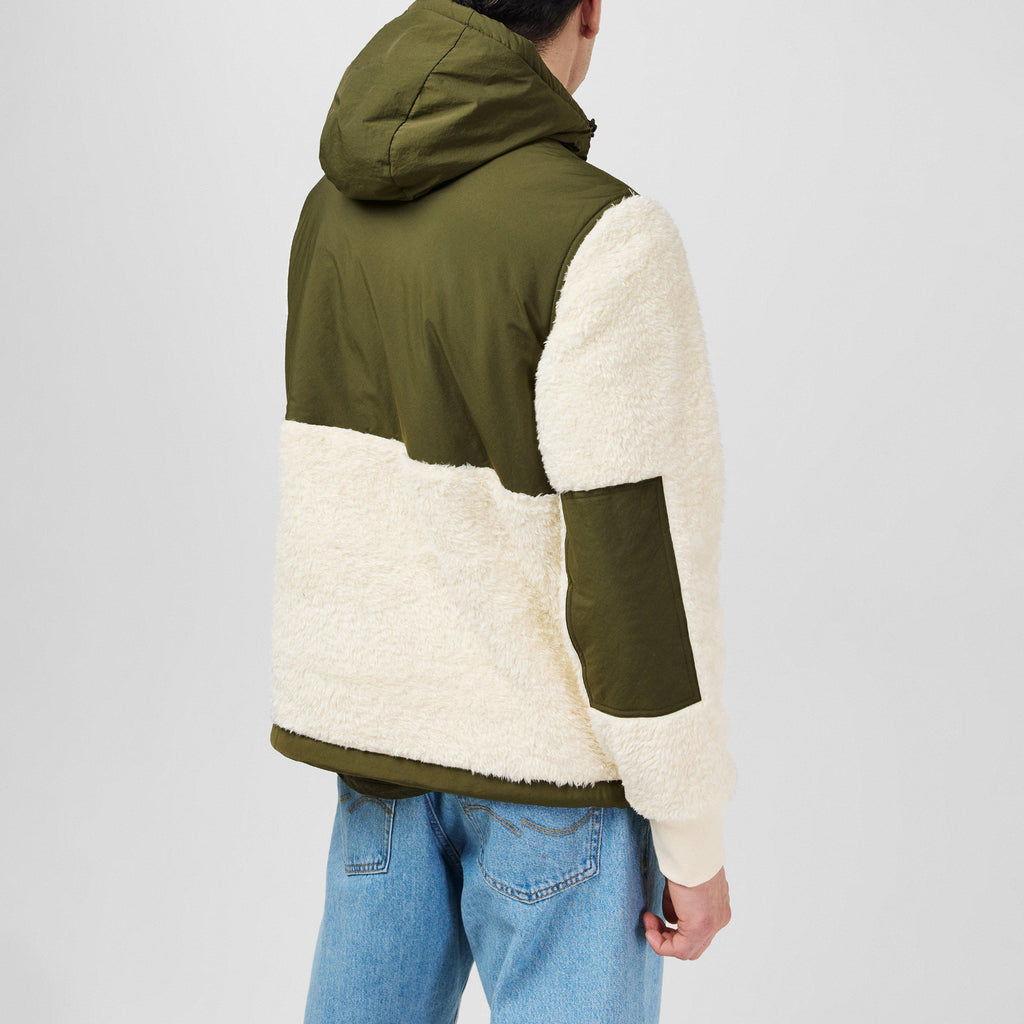 Pile Fleece Hybrid Hoodie