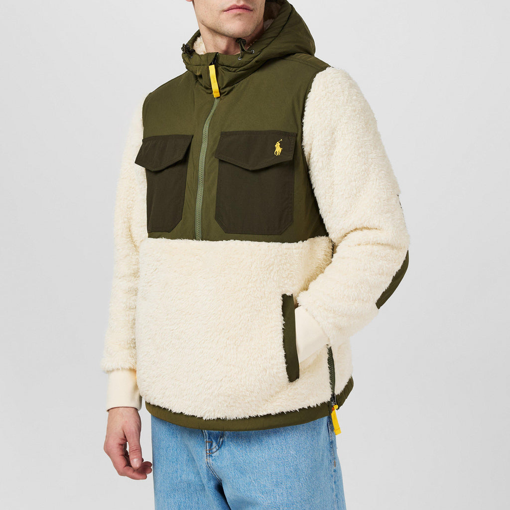 Pile Fleece Hybrid Hoodie