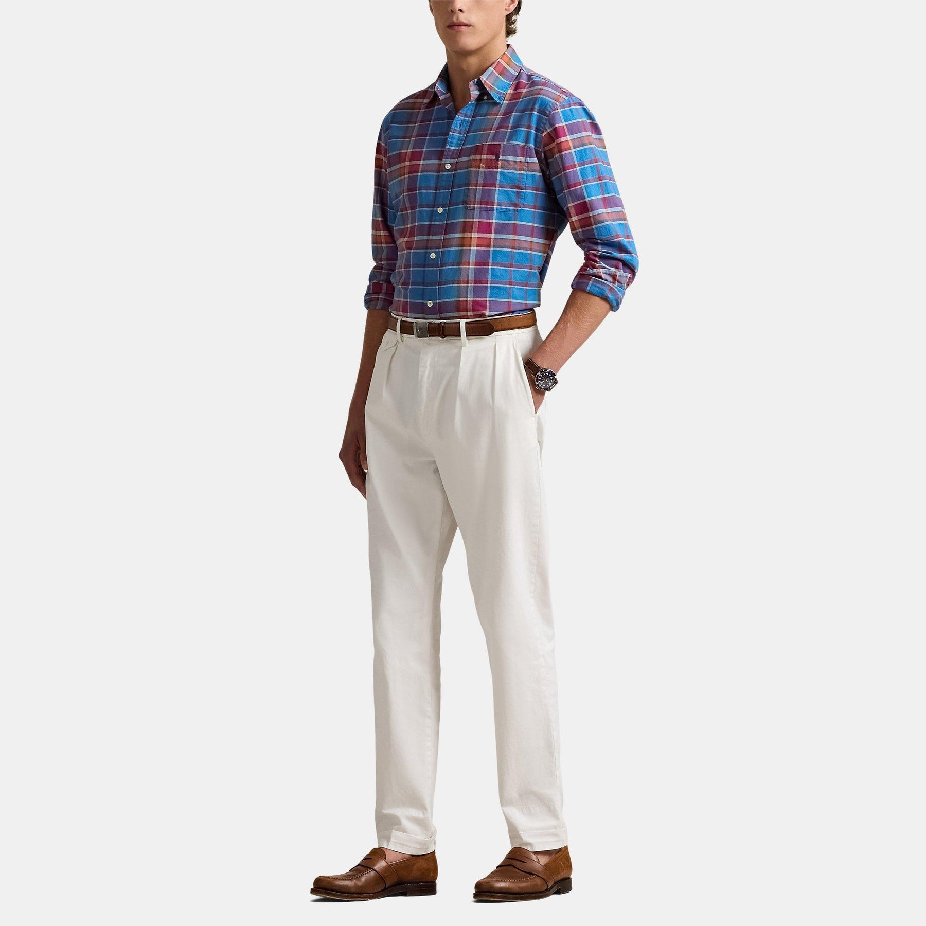 Oxford Check Long Sleeve Shirt