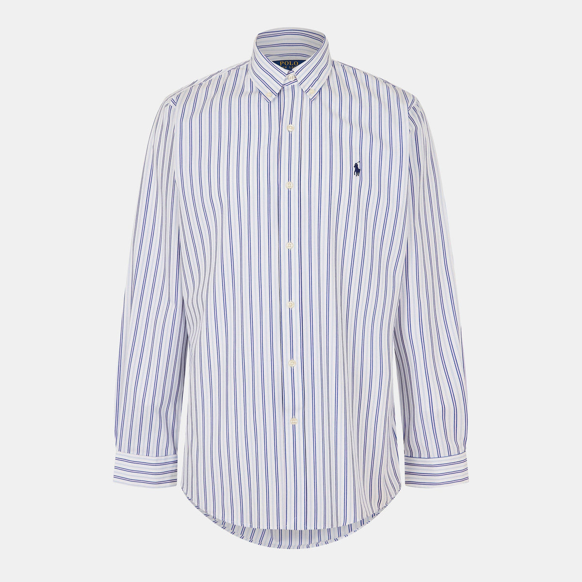 Long Sleeve Striped Poplin Shirt