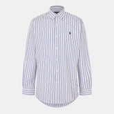 Long Sleeve Striped Poplin Shirt