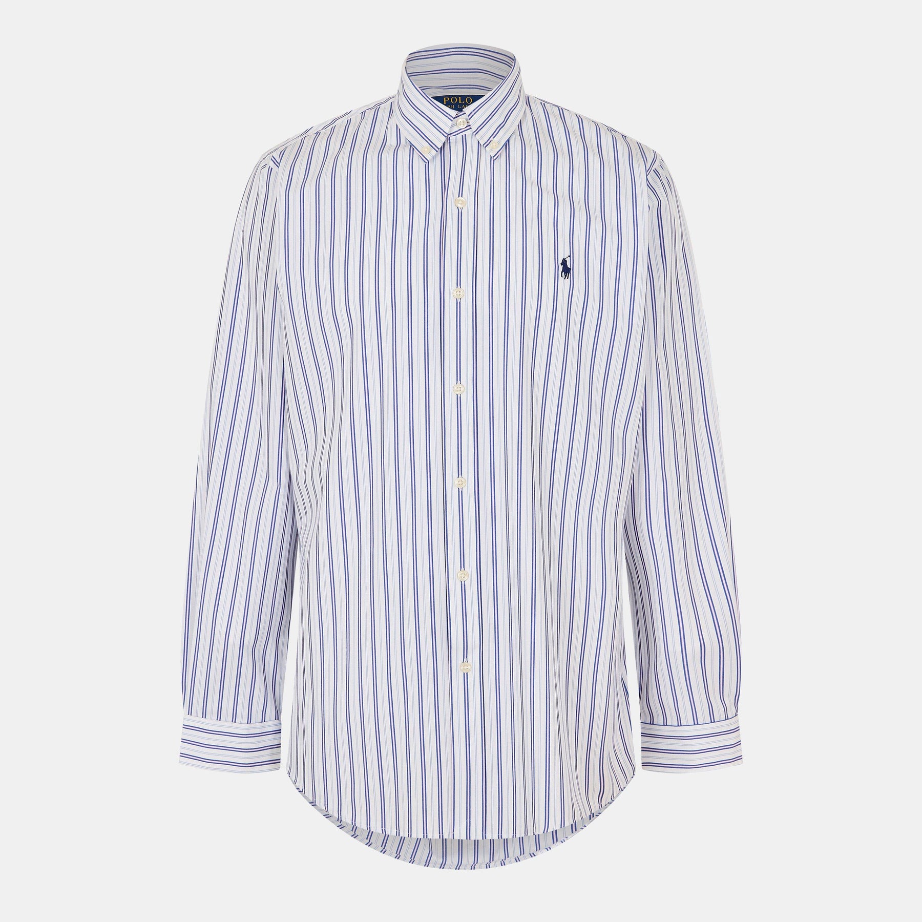 Long Sleeve Striped Poplin Shirt