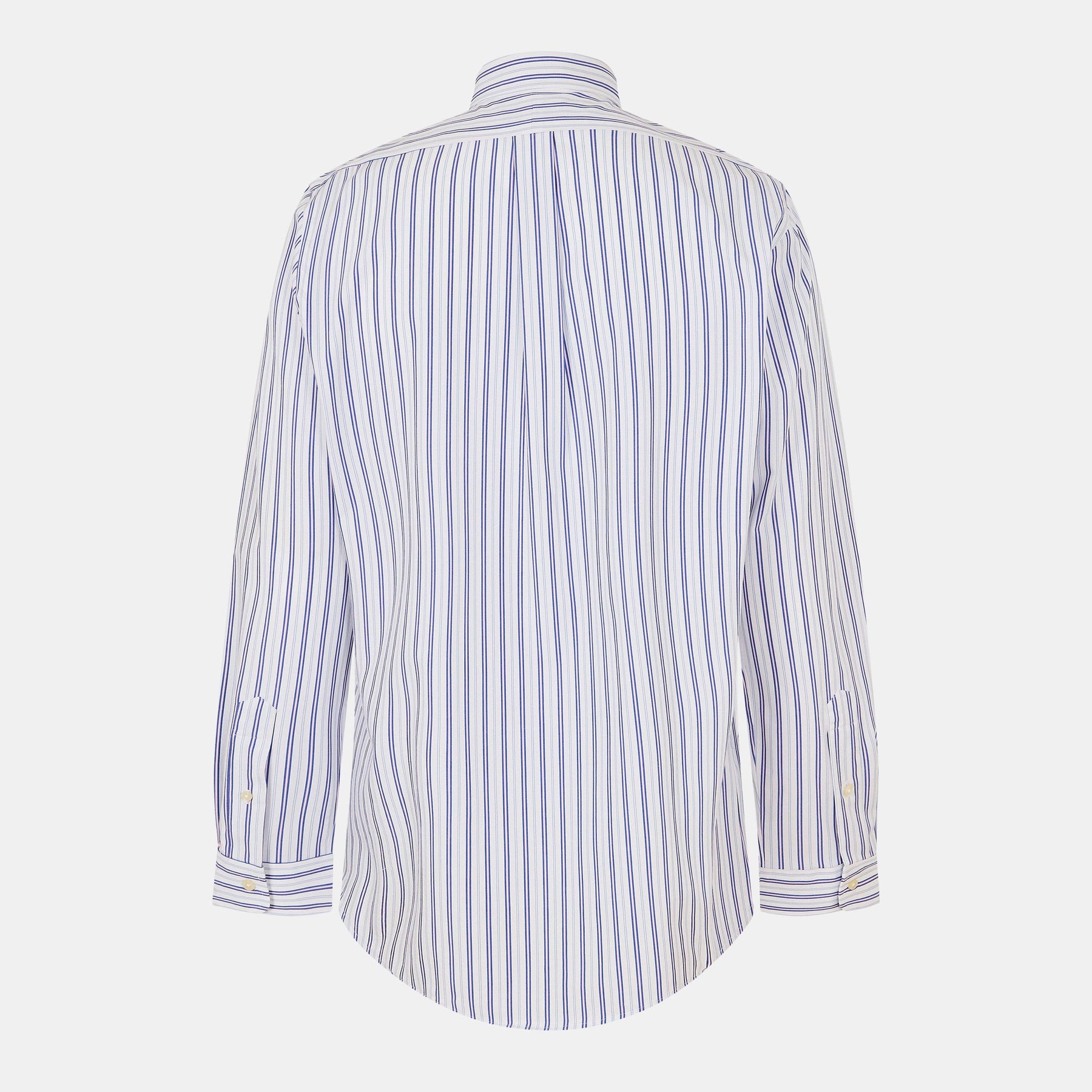 Long Sleeve Striped Poplin Shirt