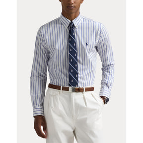 Long Sleeve Striped Poplin Shirt