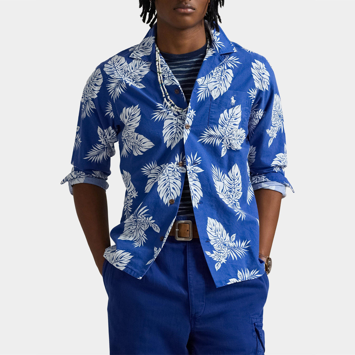 Classic Fit Monstera Oxford Shirt