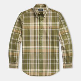 Striped Poplin Long Sleeved Shirt