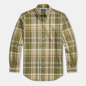 Striped Poplin Long Sleeved Shirt