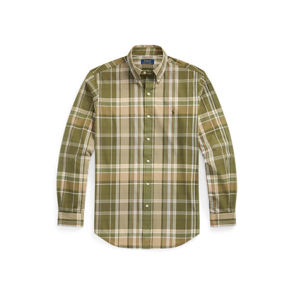 Striped Poplin Long Sleeved Shirt