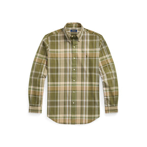 Striped Poplin Long Sleeved Shirt