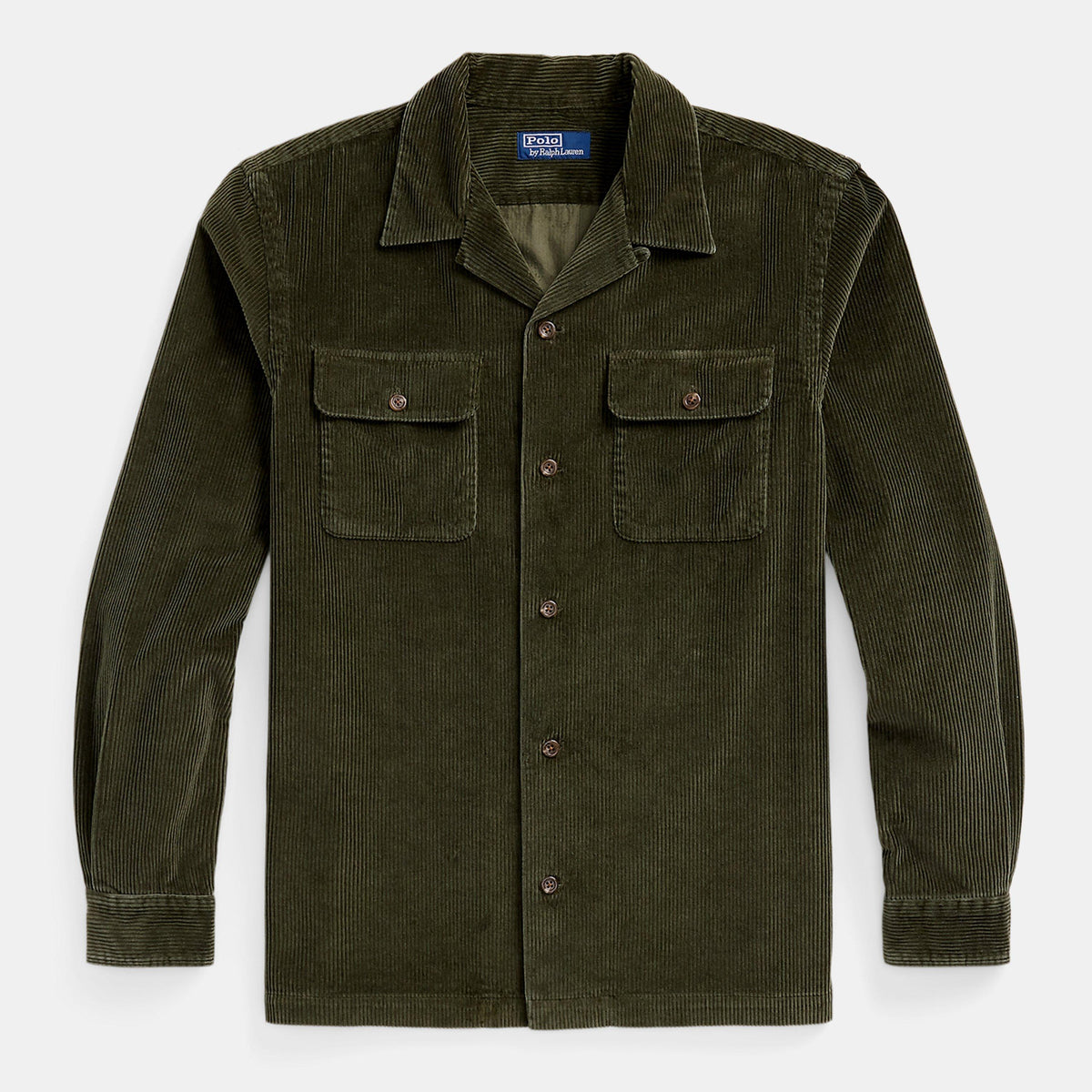 Wide-Wale Cord Overshirt