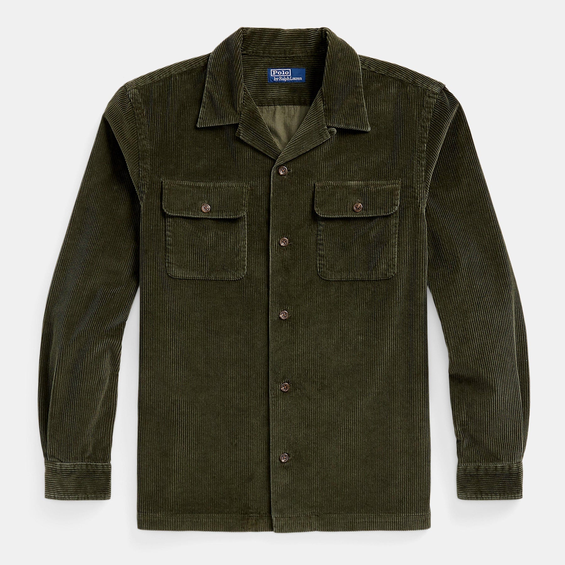 Wide-Wale Cord Overshirt