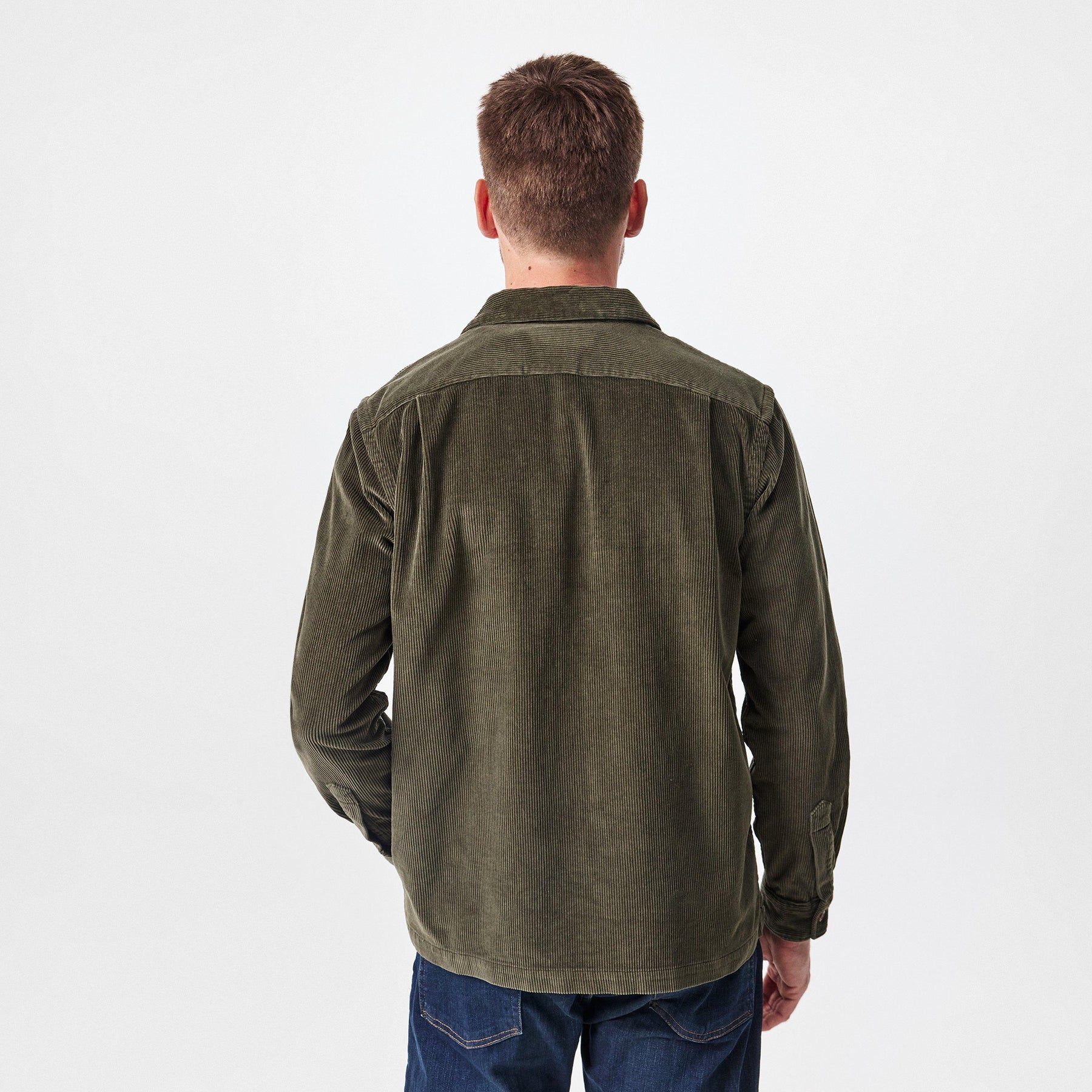 Wide-Wale Cord Overshirt