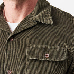 Wide-Wale Cord Overshirt