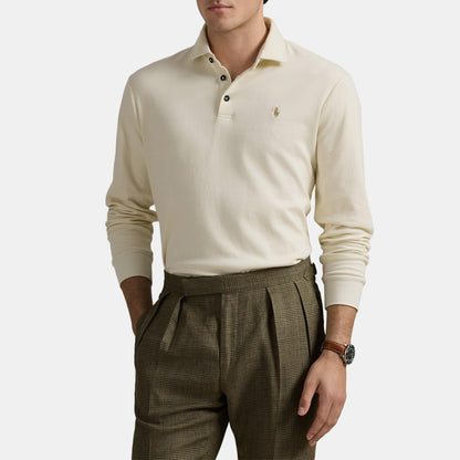 Long Sleeve Polo Top