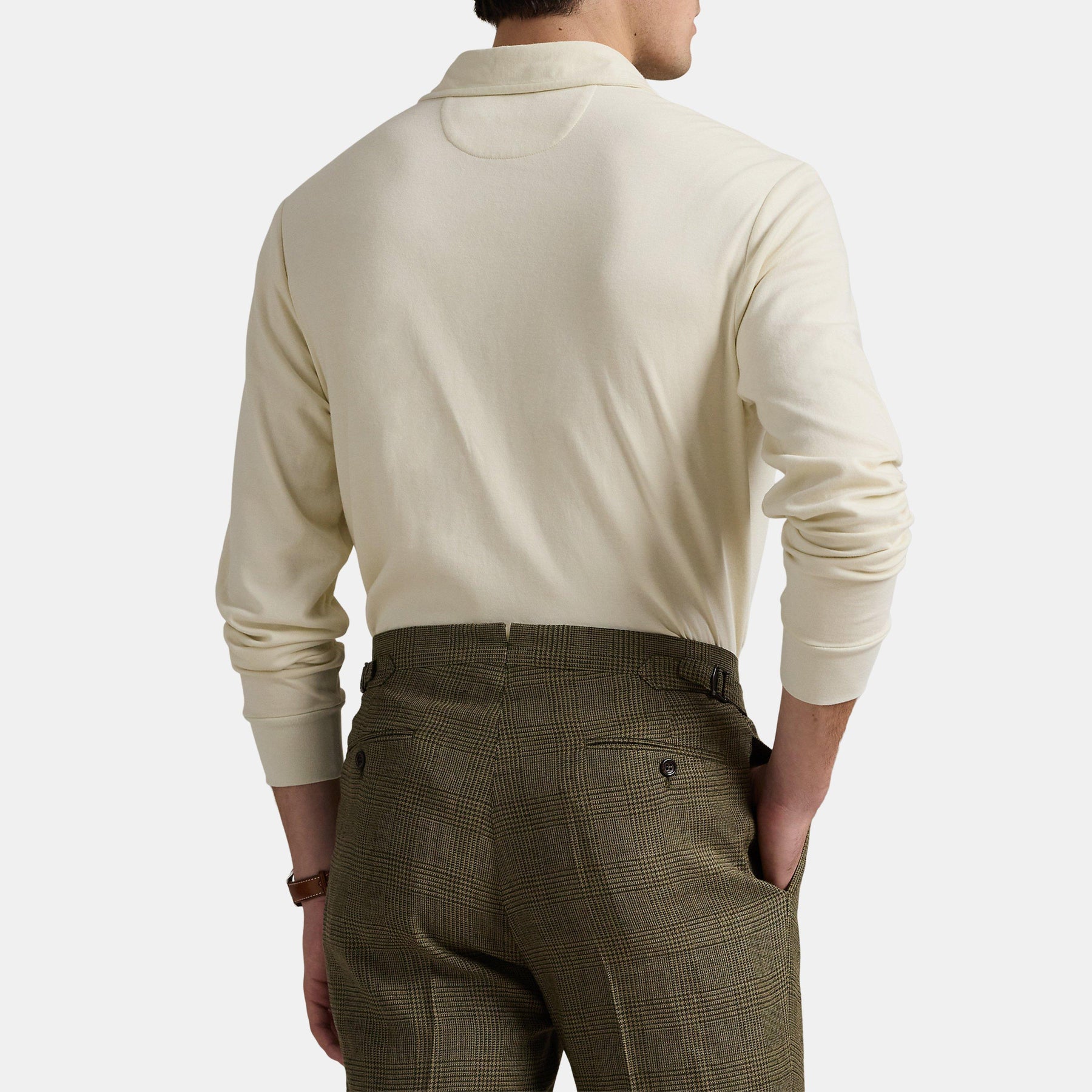 Long Sleeve Polo Top