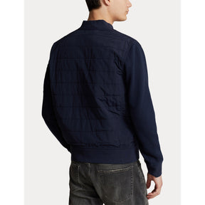 Double Knit Quilted Bomber Jacket