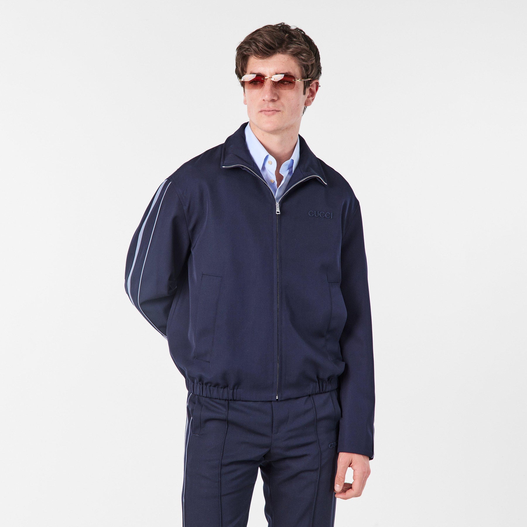 Side Strap Zip Jacket