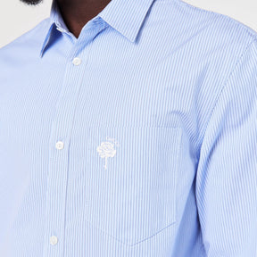 Embroidered Poplin Oxford Shirt