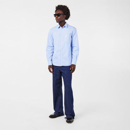 Embroidered Poplin Oxford Shirt