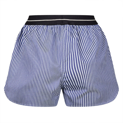 Logo Band Striped Shorts