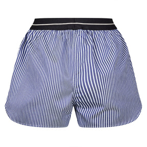 Logo Band Striped Shorts