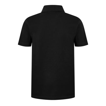 Zipped Short-Sleeve Polo Shirt