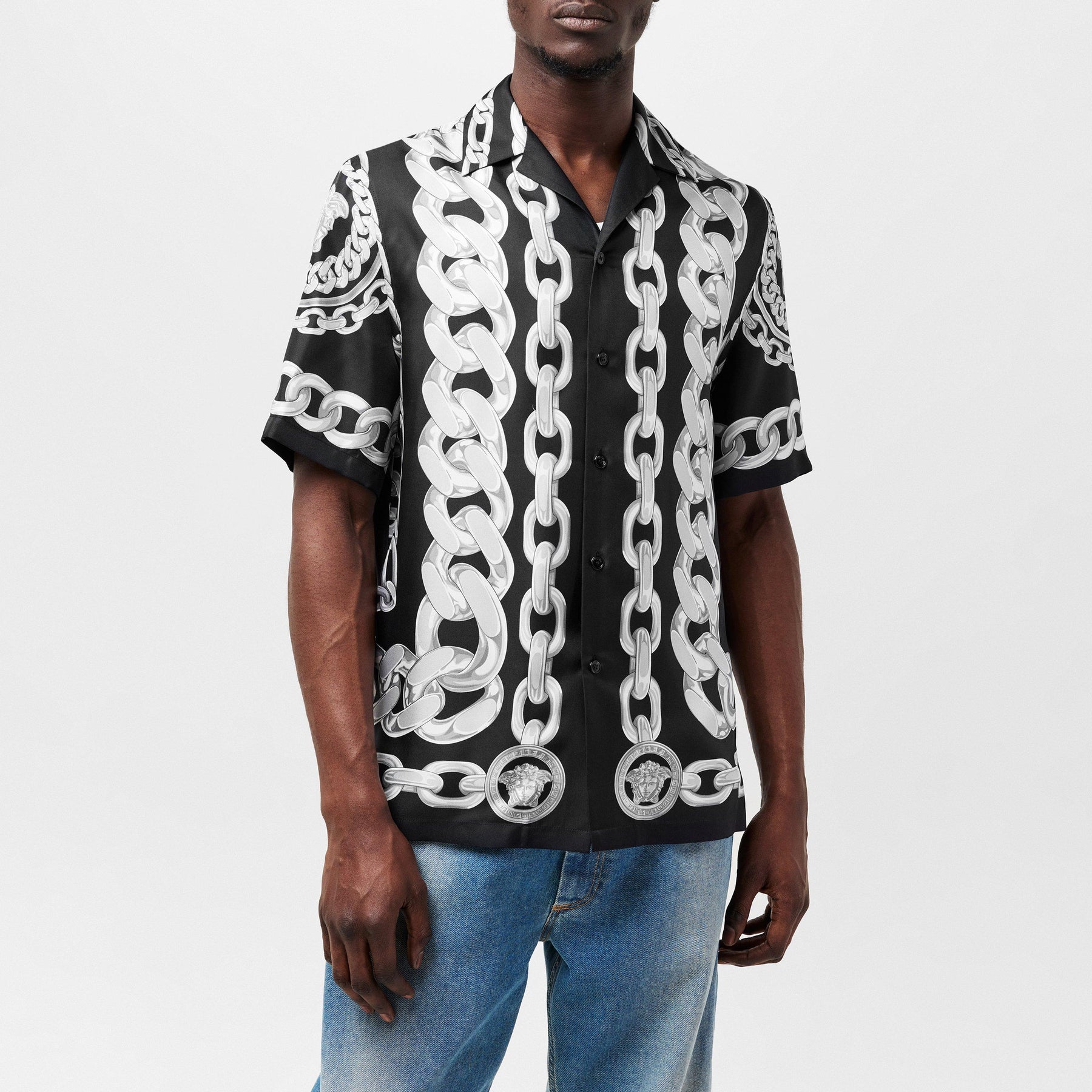 Chains Silk Shirt