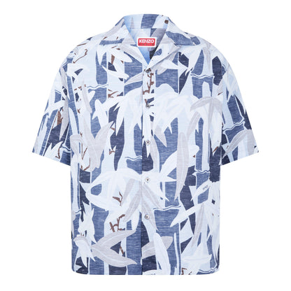 Men's Hawaiian Short-Sleeve Patterned Shirt