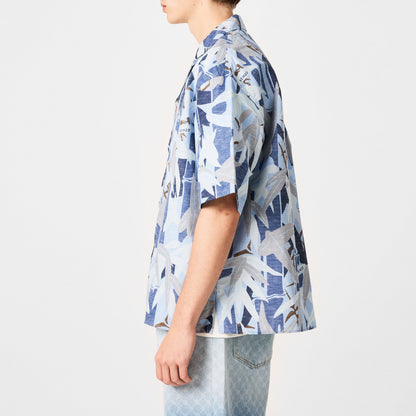 Men's Hawaiian Short-Sleeve Patterned Shirt