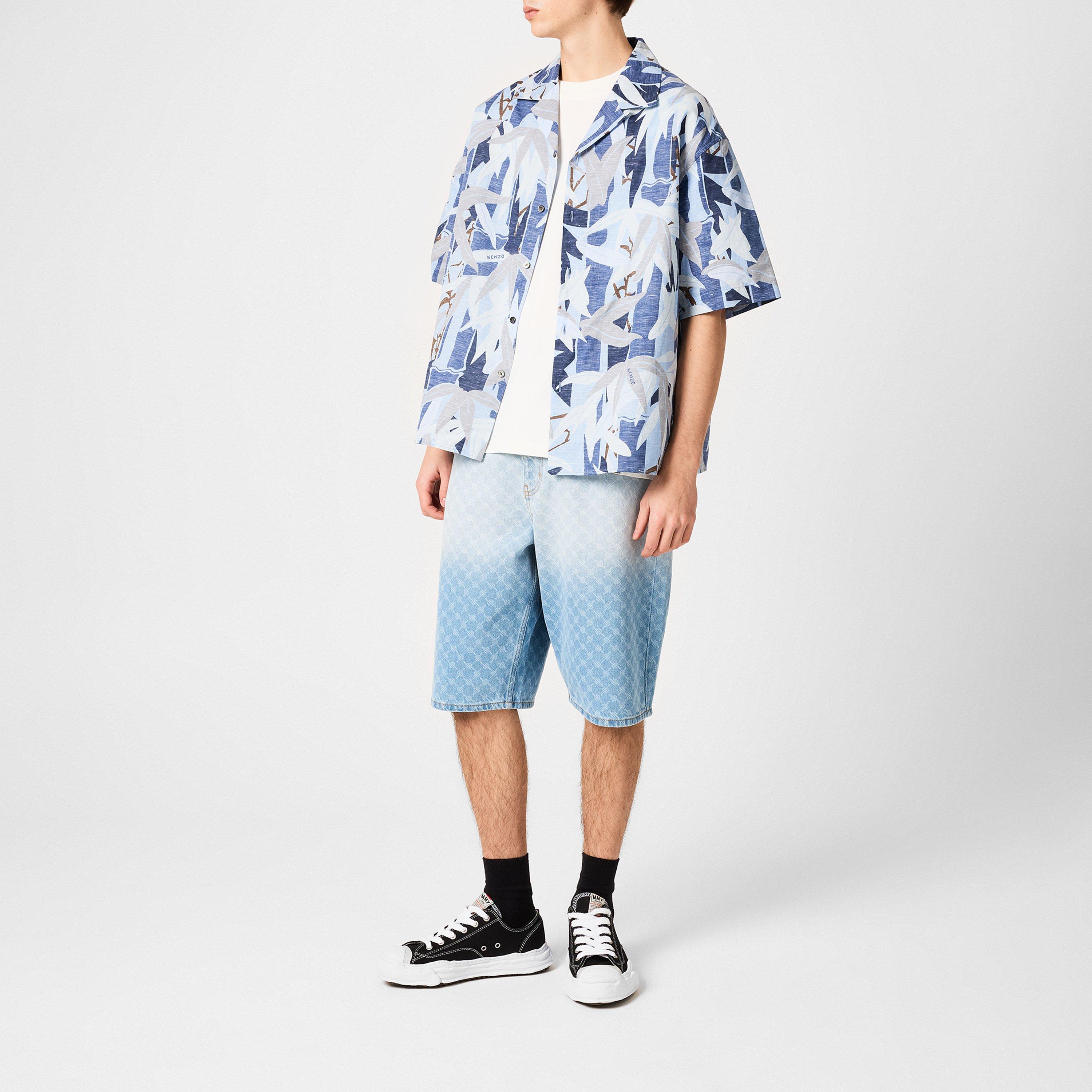 Men's Hawaiian Short-Sleeve Patterned Shirt