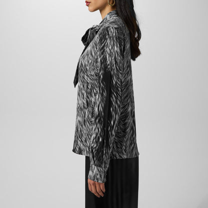 Animal-Print Blouse