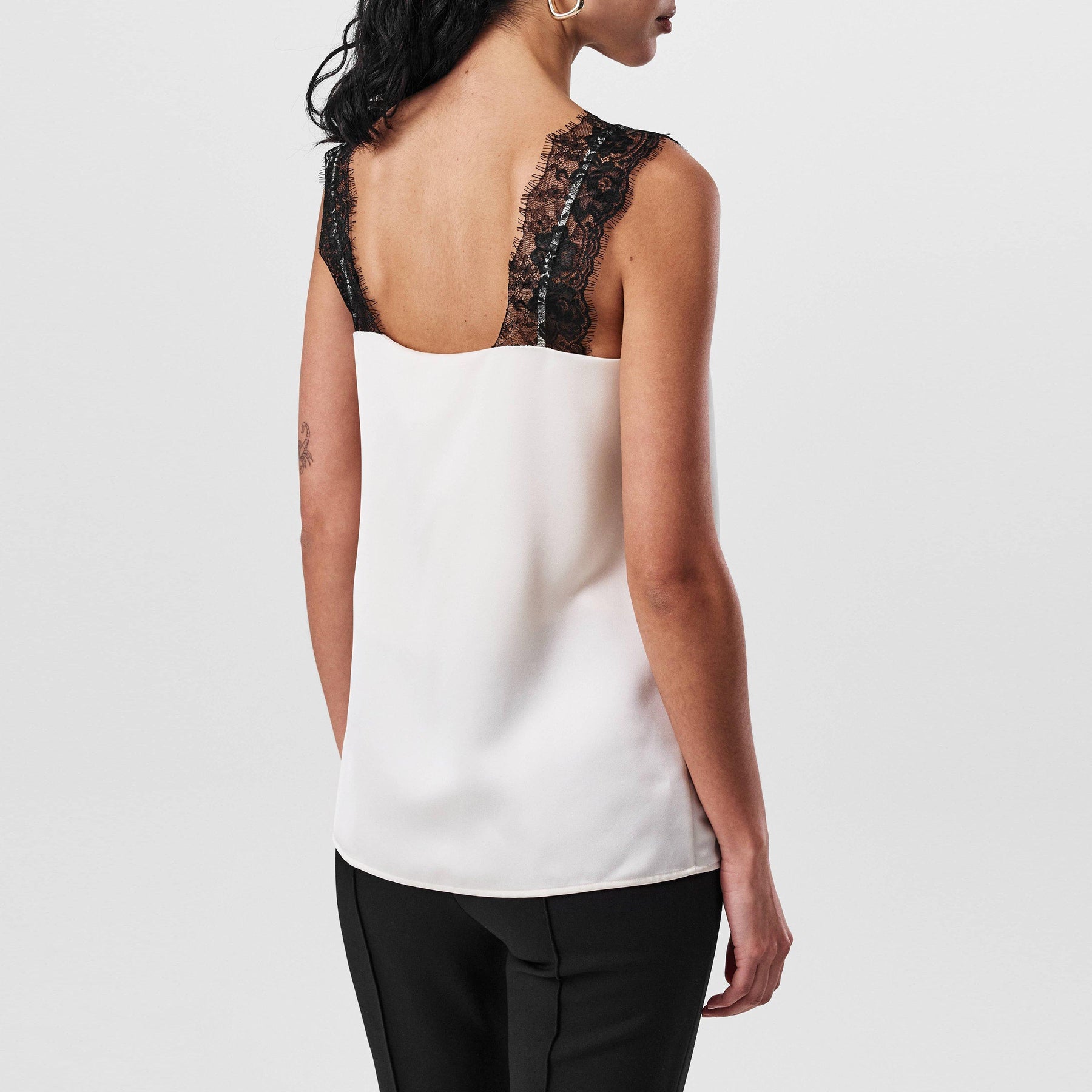 Women's Belinga Satin Top, Luxurious Finish