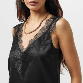 Women's Belinga Satin Top, Luxurious Finish