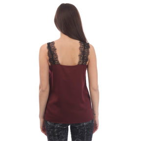 Women's Belinga Satin Top, Luxurious Finish