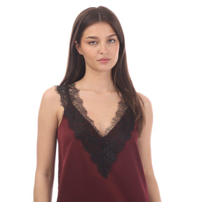 Women's Belinga Satin Top, Luxurious Finish