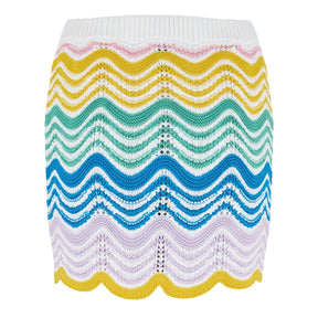 Wave Crochet Skirt