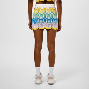 Wave Crochet Skirt