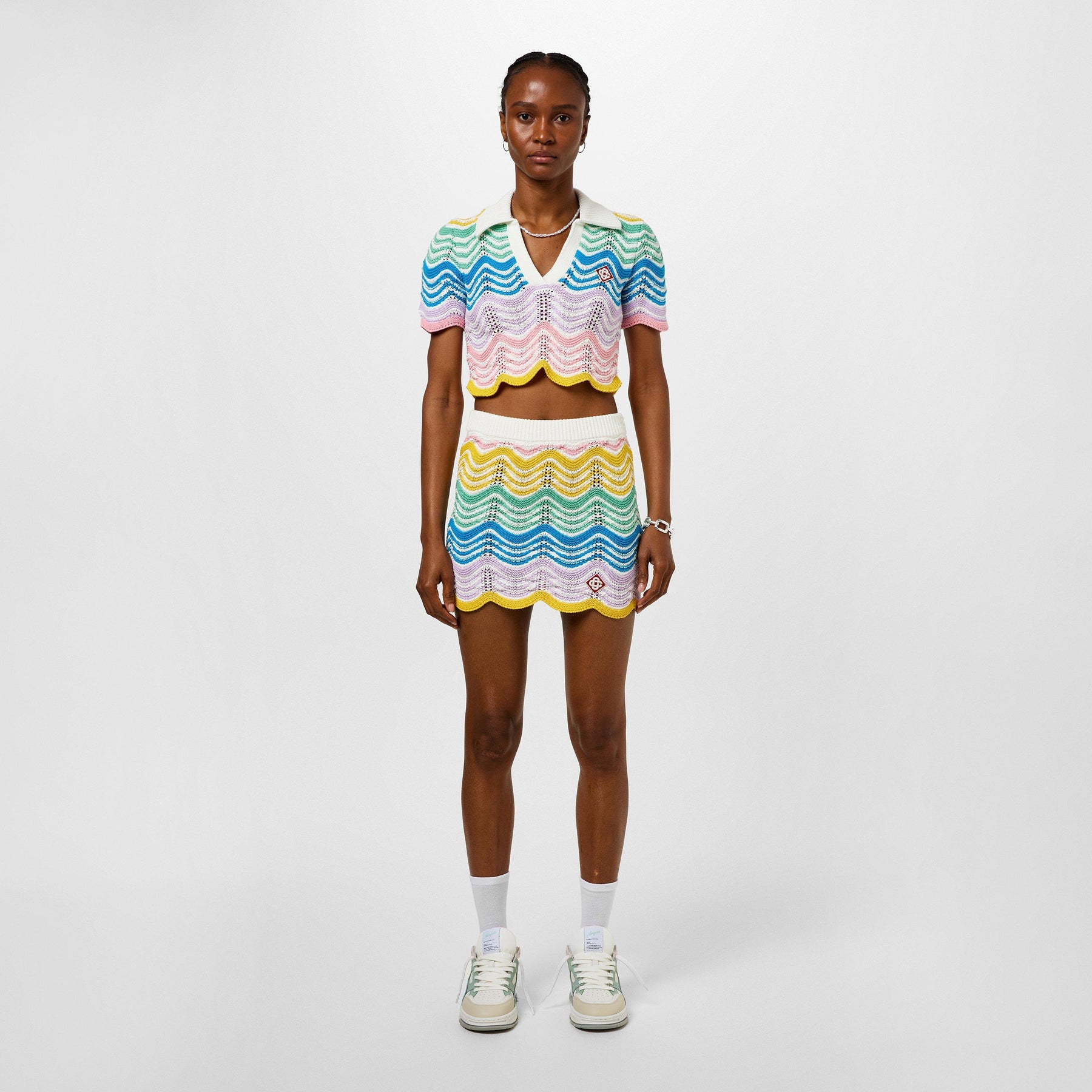 Wave Crochet Skirt
