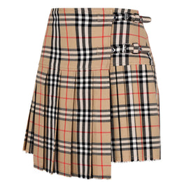 Check Wool Zoe Mini Skirt