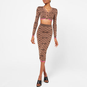 Women's Monogram High Rise Skirt