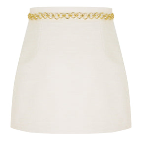 Bouclé Knit Mini Skirt